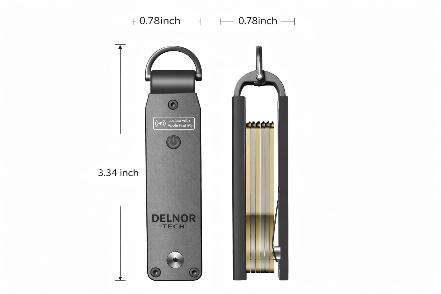 KeyTrack key organizer product detail with durable compact hardware