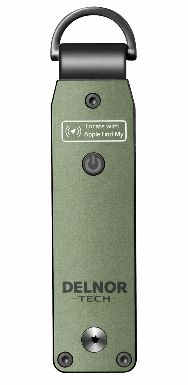 Green KeyTrack smart key organizer for organized everyday carry